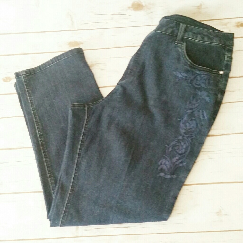Catherines Plus Size Blue Denim Jeans